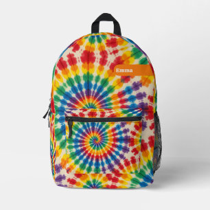 Impresa Mochila psicodélica de teñido personalizado Moch
