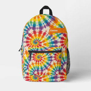 Impresa Mochila psicodélica de teñido personalizado Moch