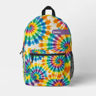 Impresa Mochila psicodélica de teñido personalizado   Moch