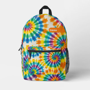 Impresa Mochila psicodélica de teñido personalizado Moch