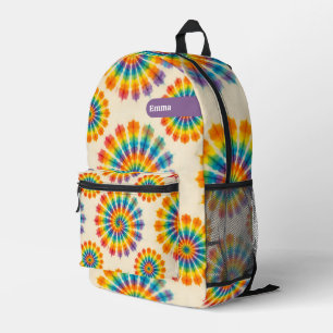 Impresa Mochila psicodélica de teñido personalizado Moch