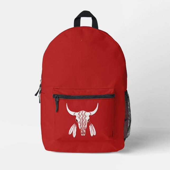 Impresa Mochila Red Ghost Dance Buffalo (Anverso)