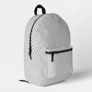 Impresa Mochila Regalo de Punto Gris Minimalista