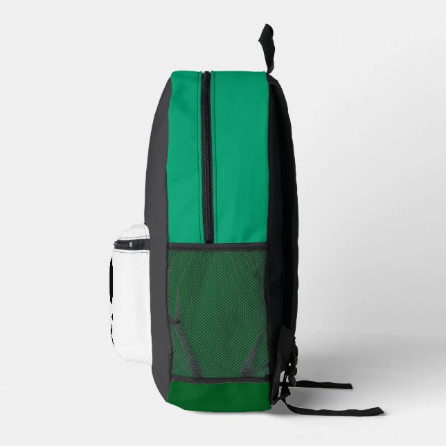 Impresa Mochila retro. (Derecha)