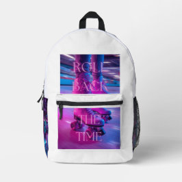 Impresa Mochila Retro 90s Neon Streetwear