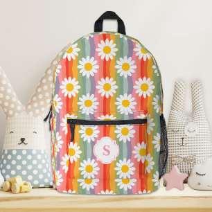 Impresa Mochila Retro Daisy personalizada