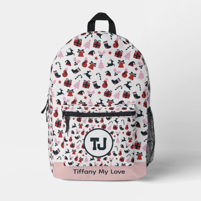Impresa Mochila retro de basketball clásico (Anverso)