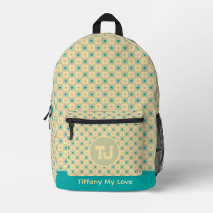 Impresa Mochila Retro de nombre de entrenador de moda