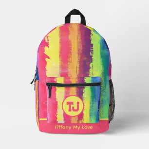Impresa Mochila retro del entrenador de verano único