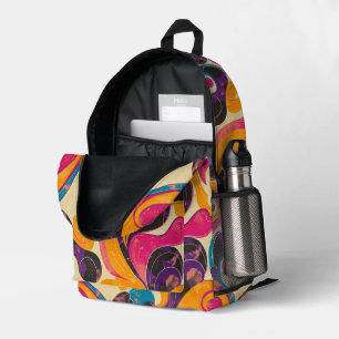 Impresa Mochila Retro Dream de los años 70