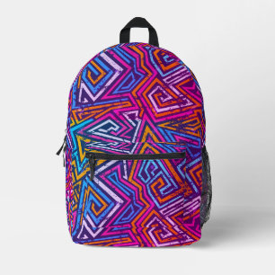 Impresa Mochila retro - Mochila vintage de los años 80