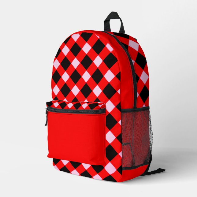 Impresa Mochila Retro 'Pizza Place' (Esquina derecha trasera )