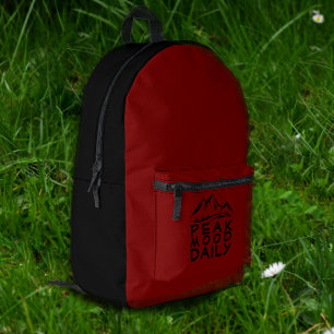 Impresa Mochila Roja Ligera para Caminata por Senderos