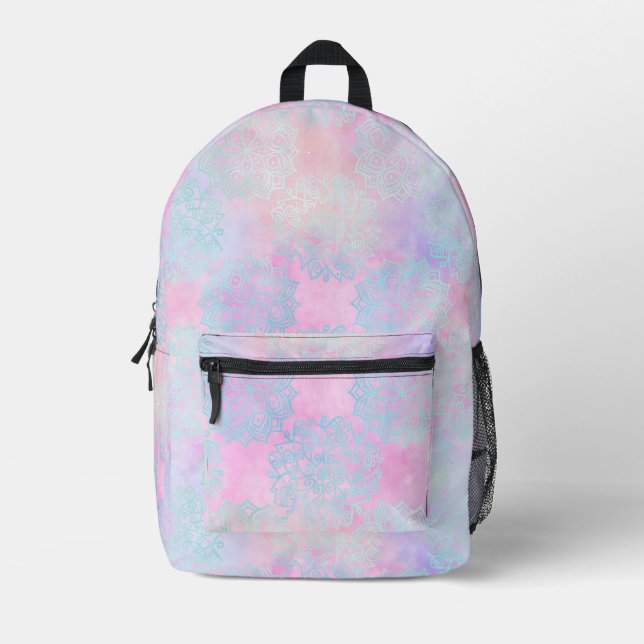Impresa Mochila rosa de Batik (Anverso)