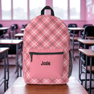 Impresa Mochila rosada