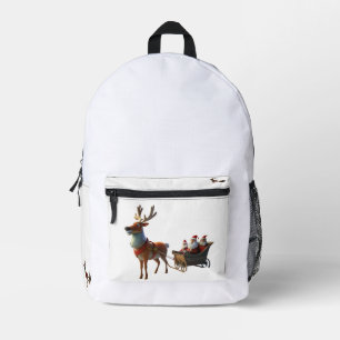 Impresa Mochila Rudolph para navidades
