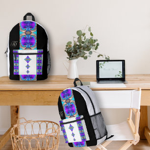 Impresa Mochila Simétrica de Fractal Imprimir Cortar Coser