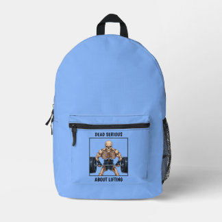 Impresa Mochila Skeleton de elevación de pesas