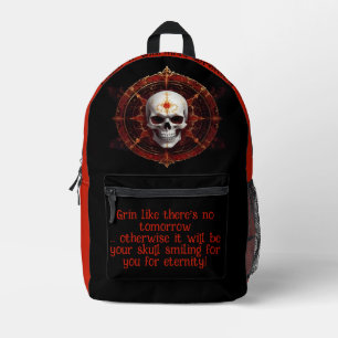 Impresa Mochila Skull Grinning