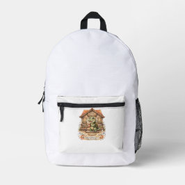 Impresa Mochila Solange Cozy Alligator House