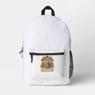 Impresa Mochila Solange Cozy Alligator House