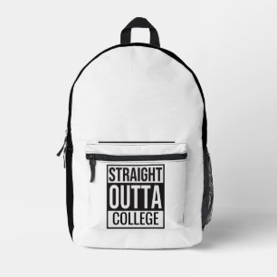 Impresa Mochila Straight Outta College