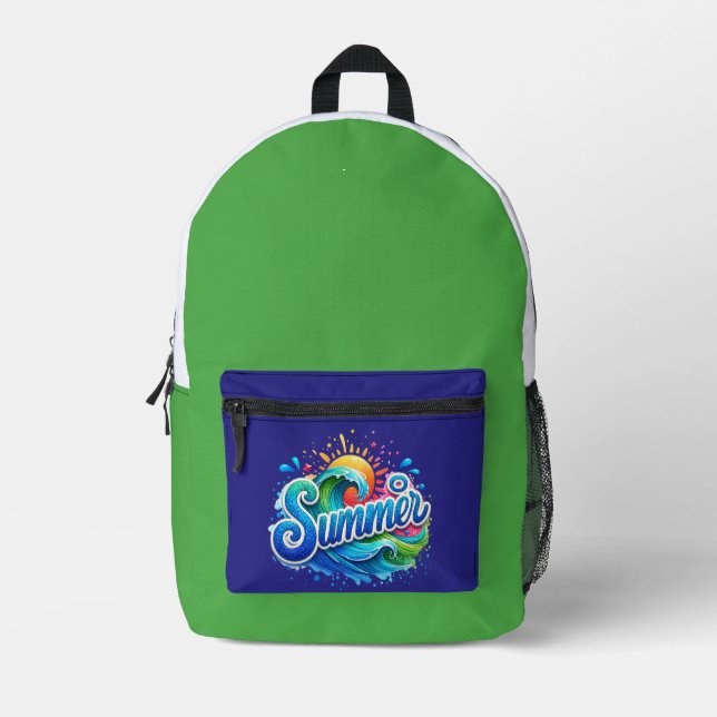 Impresa Mochila Summer Waves (Anverso)