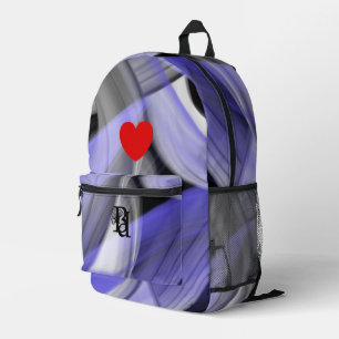 Impresa Mochila Tendencia Resumen Lavender Violet