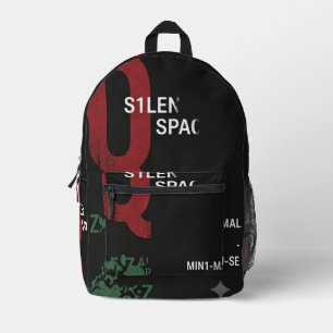 Impresa Mochila transversal Backoack Gymbag con tipografía