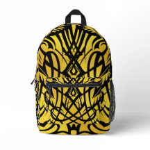 Mochila tribal amarilla