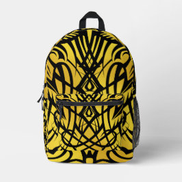 Impresa Mochila tribal amarilla