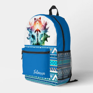 Impresa Mochila Tribal Totem Vida Silvestre