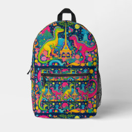 Impresa mochila trippy dino