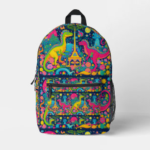 Impresa mochila trippy dino