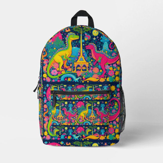 Impresa mochila trippy dino (Anverso)