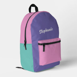 Impresa Mochila Unicornio - rosa Minimalista moderno y mor