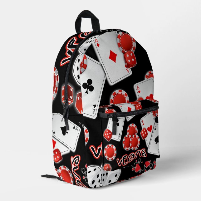 Impresa Mochila Vegas Baby! (Esquina izquierda trasera)