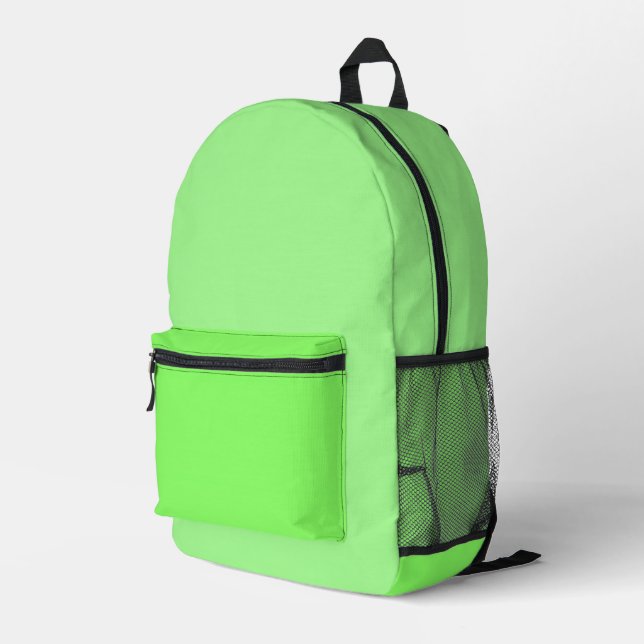 Impresa Mochila Verde Lima (Esquina derecha trasera )