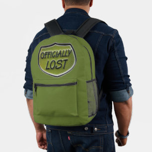 Impresa Mochila Verde Oficialmente Perdida
