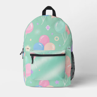 Impresa Mochila Verde Pastel – Viaje con Estética Minimali