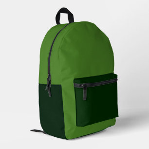 Impresa Mochila Verde Terroso Rico