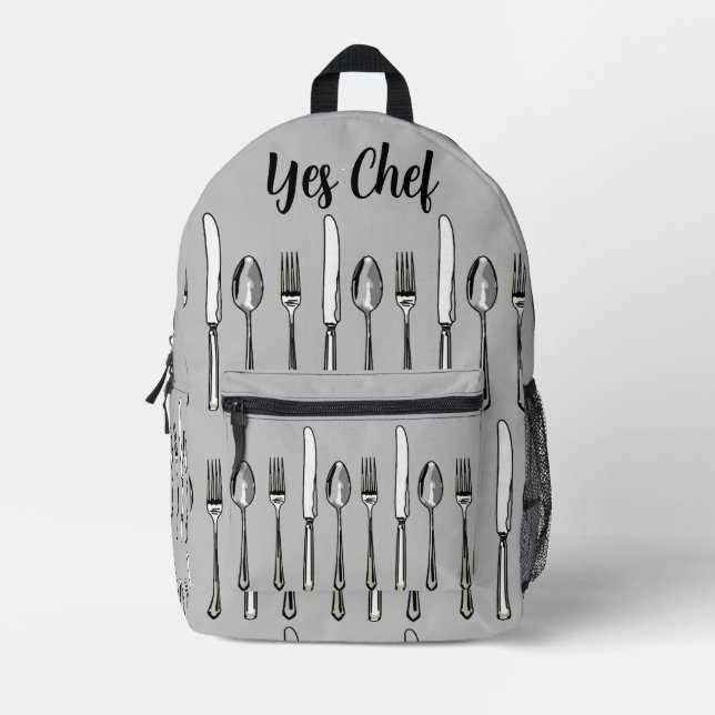 Impresa Mochila Yes Chef (Anverso)