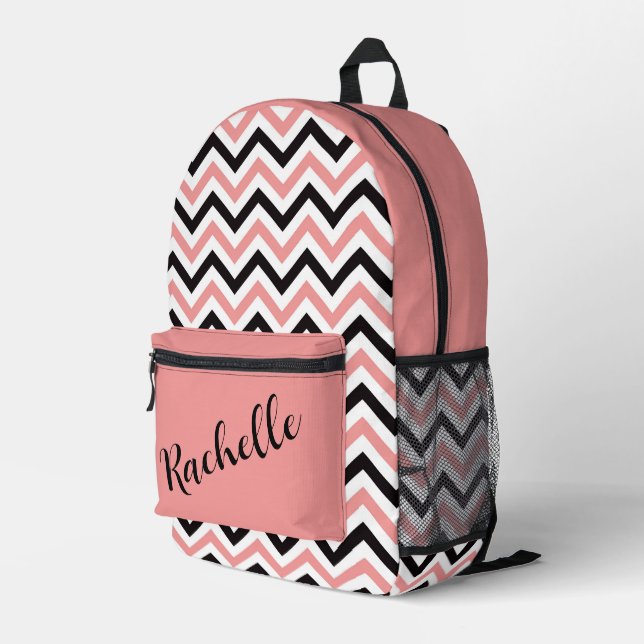 Impresa Mochila Zigzag Pulse - Estilo personalizado (Esquina derecha trasera )