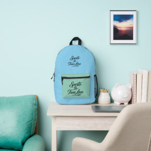 Impresa Motivación deportiva mochila - verdadero amor por 