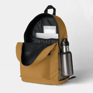 Impresa Naranja parduzco de moda Imprimir mochila Cortar y