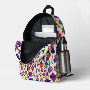 Impresa Navidades primitivos Mochila Arte Popular