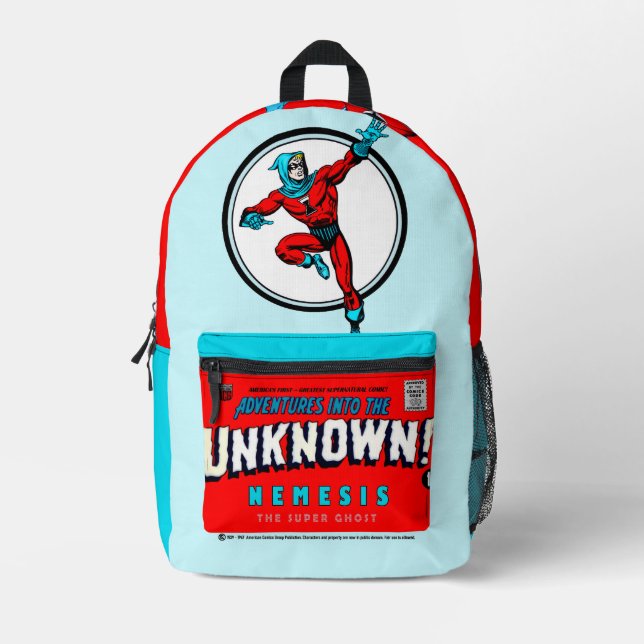Impresa NEMESIS: La mochila de cómic del súper fantasma (Anverso)