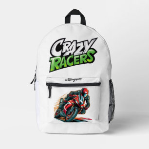 Impresa niños mochila chico genial moderno