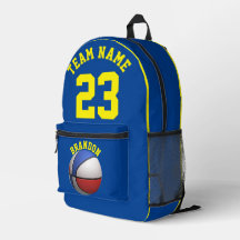 Niños mochila niños baloncesto deportes azul y