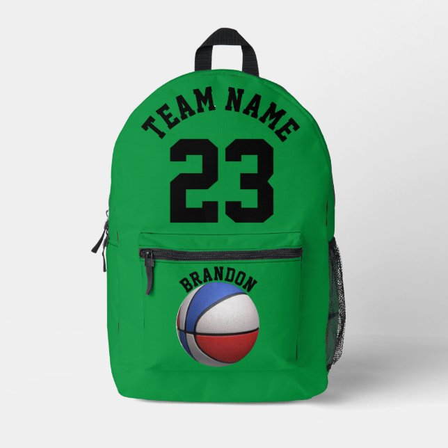 Impresa Niños mochila niños niños baloncesto escuela de de (Anverso)